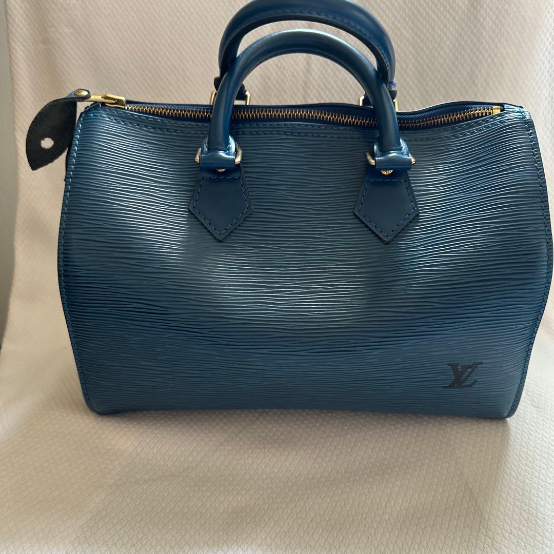 ルイヴィトン　スピーディー　エピ　トレドブルー