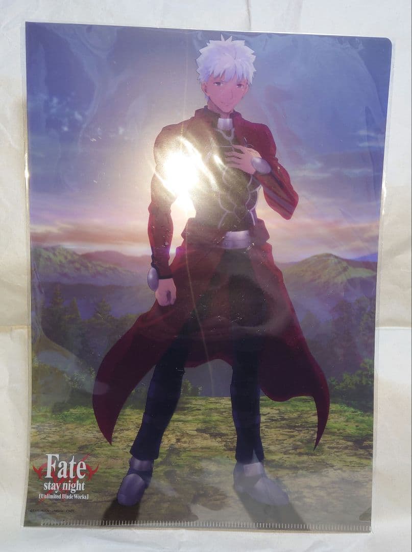Fate UBW A4クリアファイル 人気投票一位記念 アーチャー エミヤ