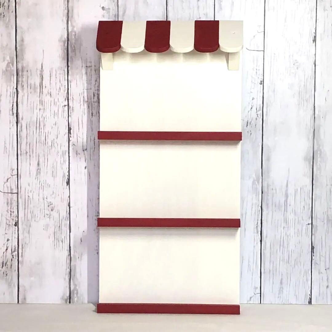 いち　お店型什器 （６枚屋根）　計３点　（イベント什器　ハンドメイド）