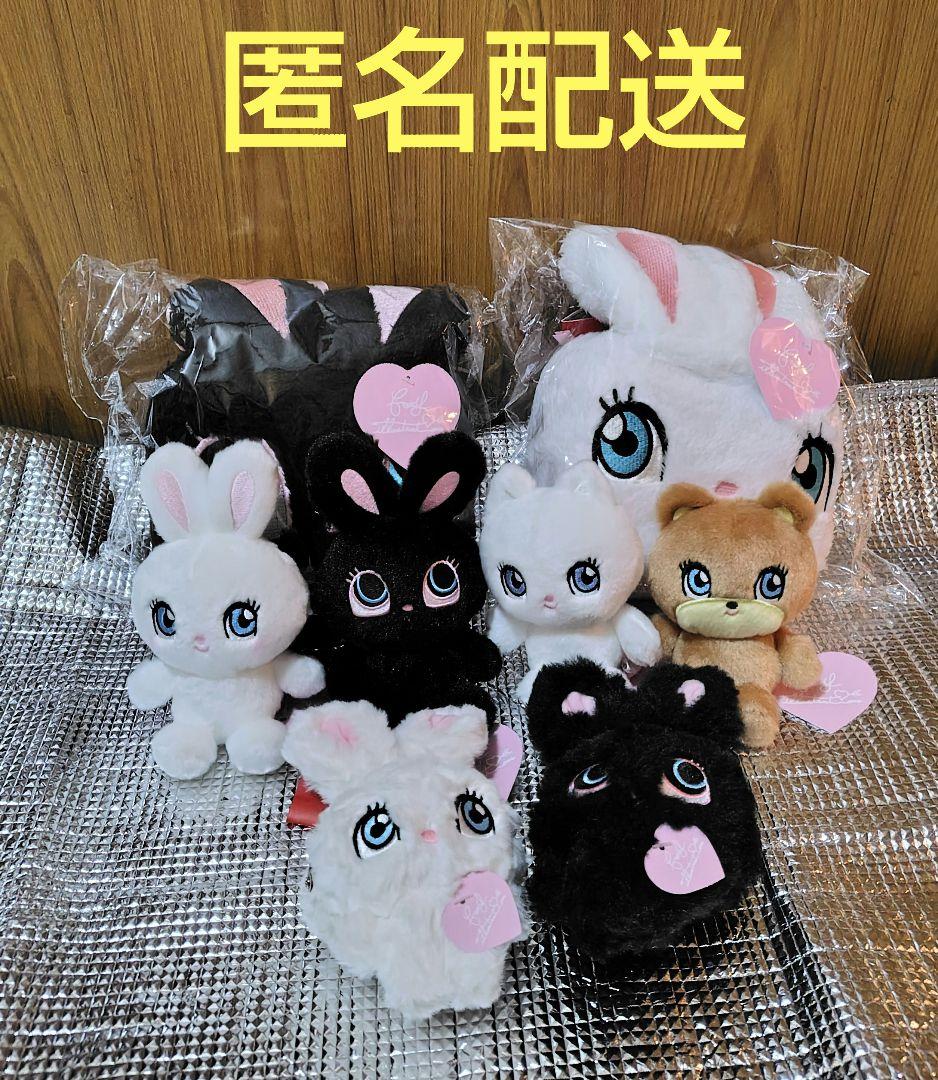 foxy illustrations ぬいぐるみ＆ブランケット8点セット