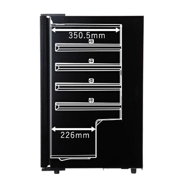 【美品】PlusQ ワインセラー 15本収納 コンプレッサー式 保温ヒーター付