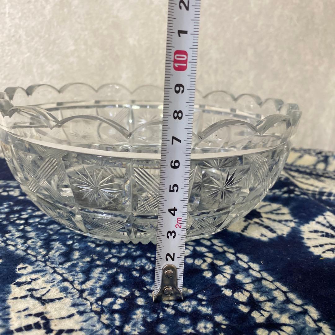 切子硝子　江戸切子　薩摩切子　鉢　ボール