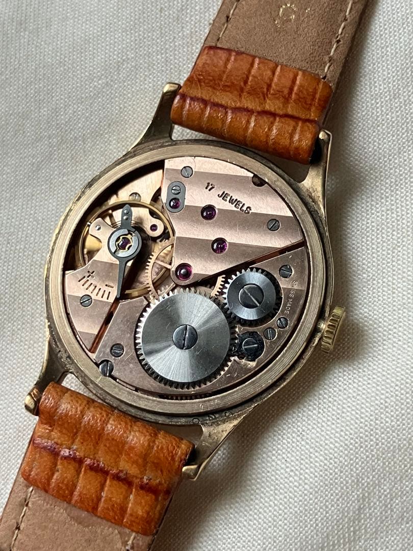 美品 GARRARD 金無垢 イギリス ヴィンテージ時計 1958年製 純正箱付