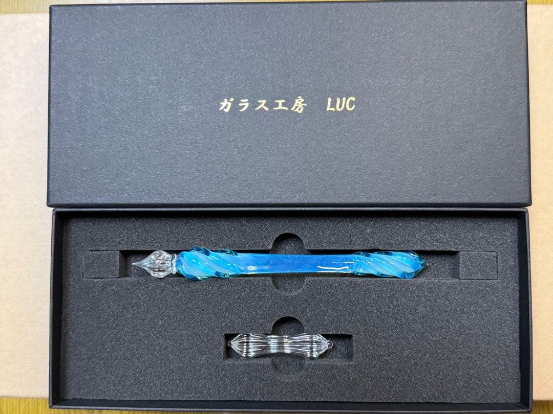 LUC◆ガラスペン ゴースト（ブルー）