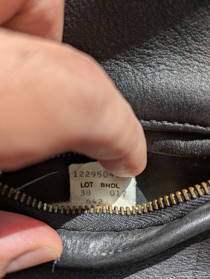 Schott　642 　38 　シングルレザー　ブラック　ライダースジャケット