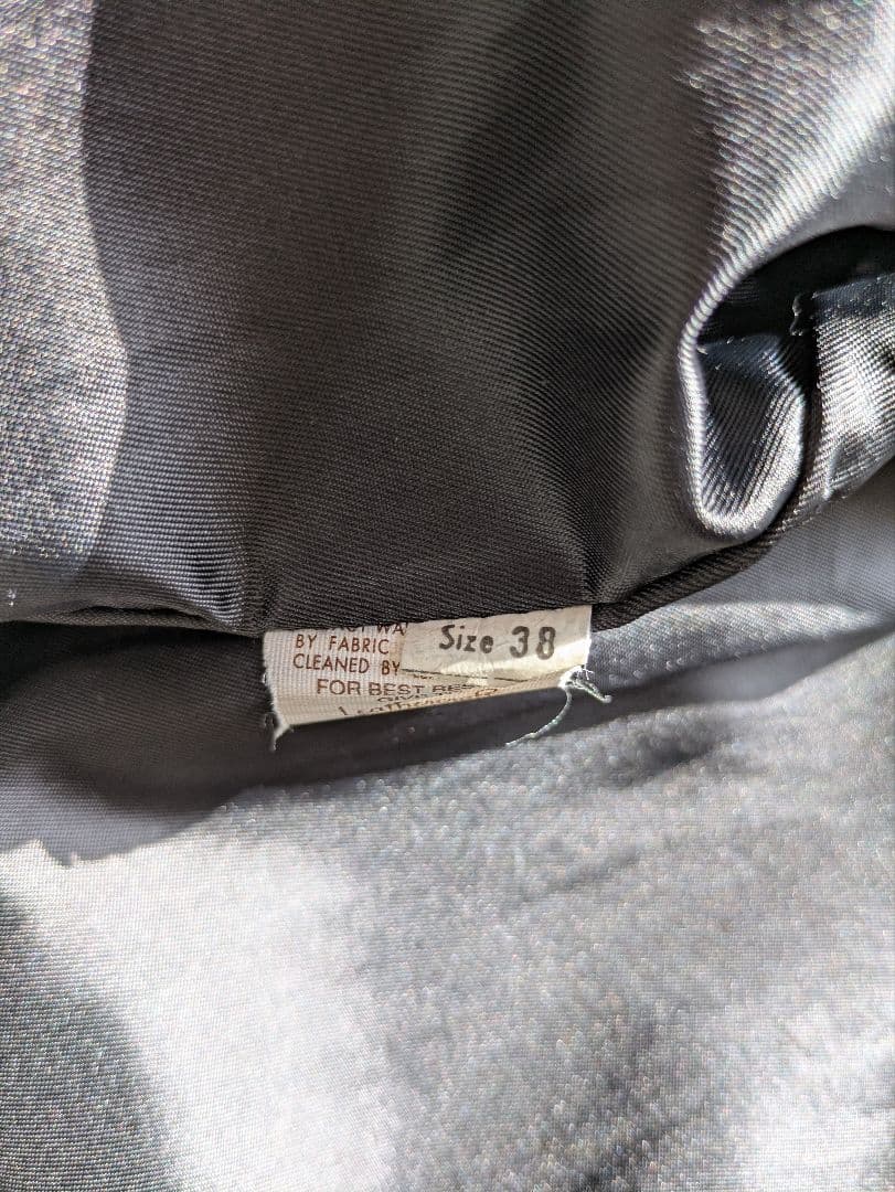 Schott　642 　38 　シングルレザー　ブラック　ライダースジャケット