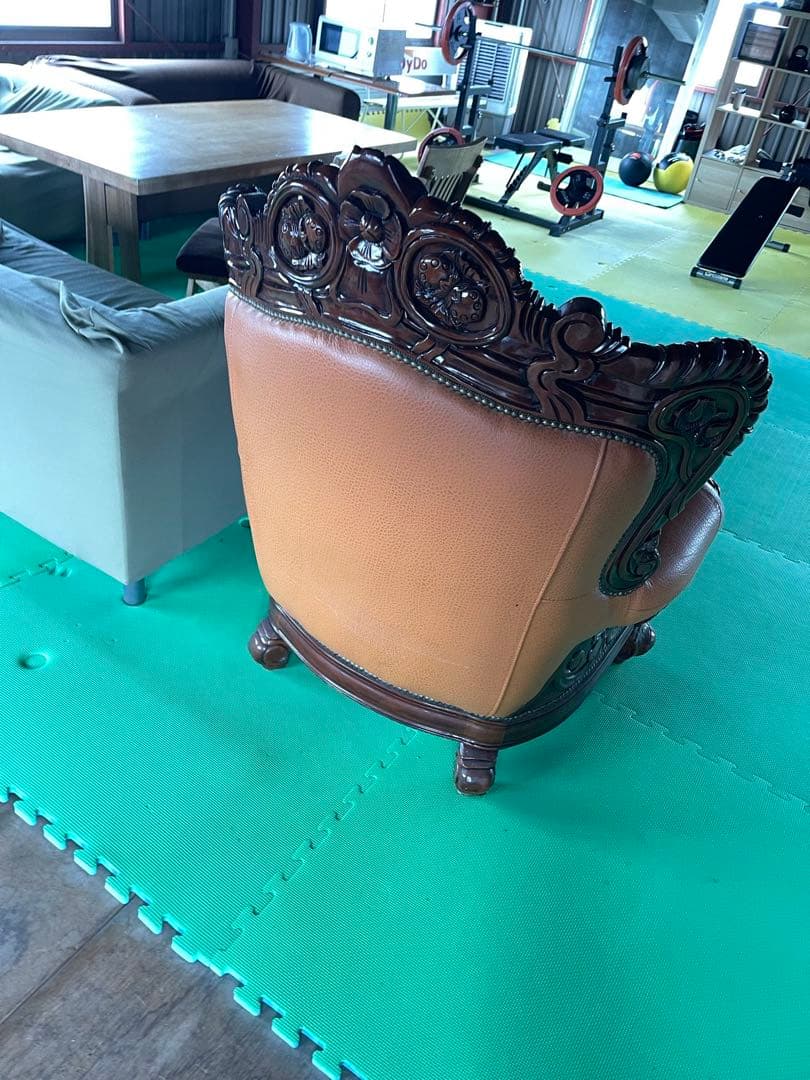 【お引き取り限定】アンティーク 大型ソファー 2組セット※バラ売り可能です！