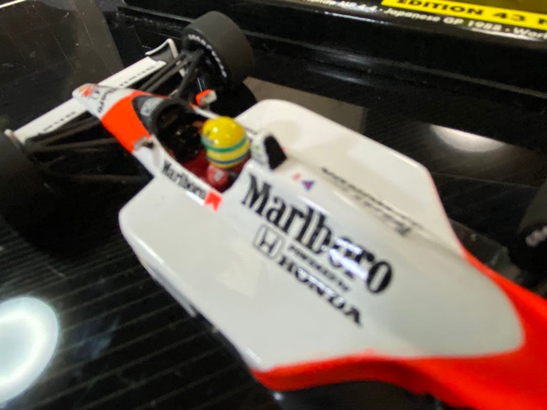 1/43 マクラーレンMP4/4ホンダ #12 A.セナ ワールドチャンピオン
