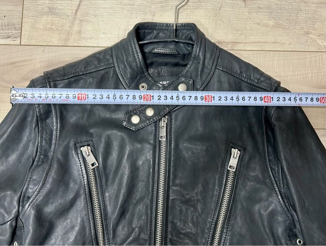 dieselレザーライダースジャケット