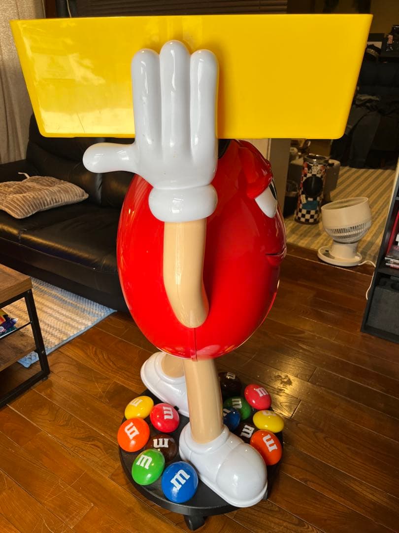 m&m's 特大ディスプレイ レッド 非売品 美品 エムアンドエムズ