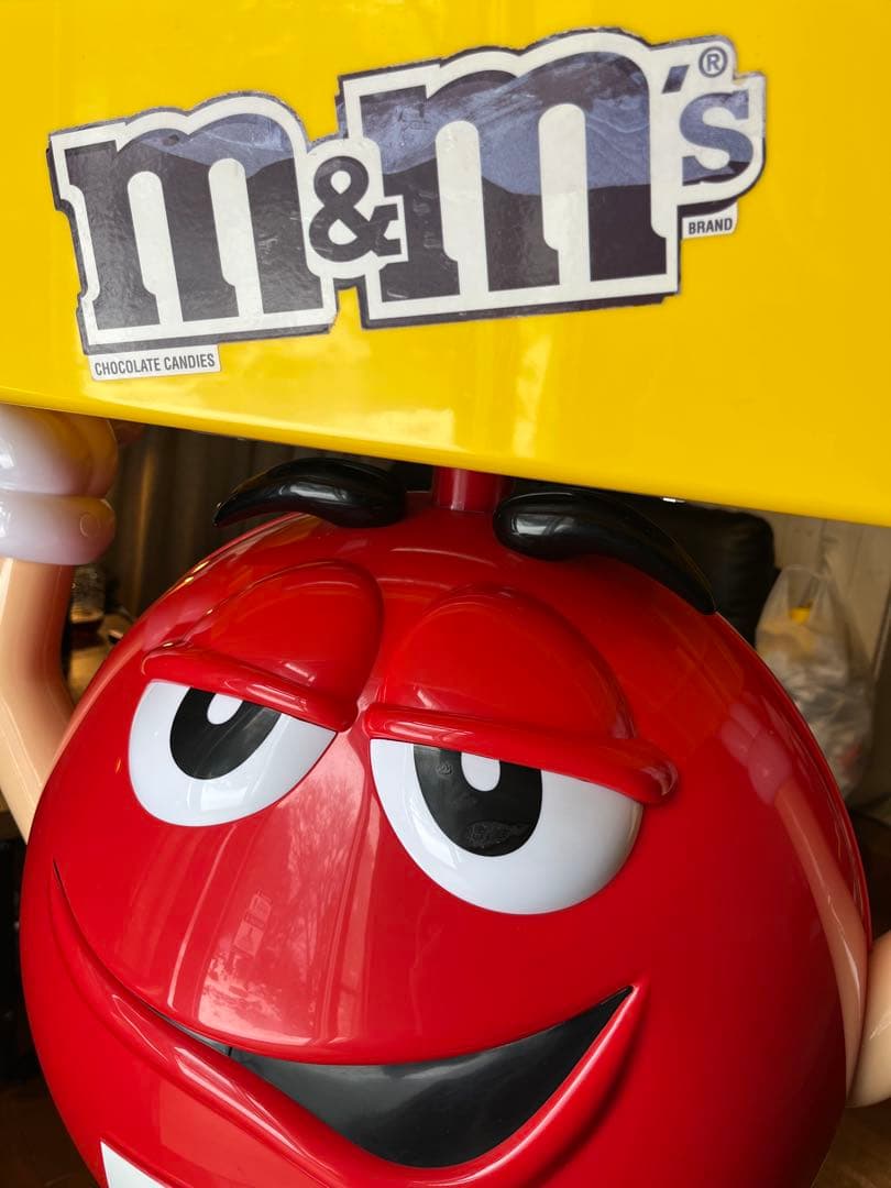 m&m's 特大ディスプレイ レッド 非売品 美品 エムアンドエムズ