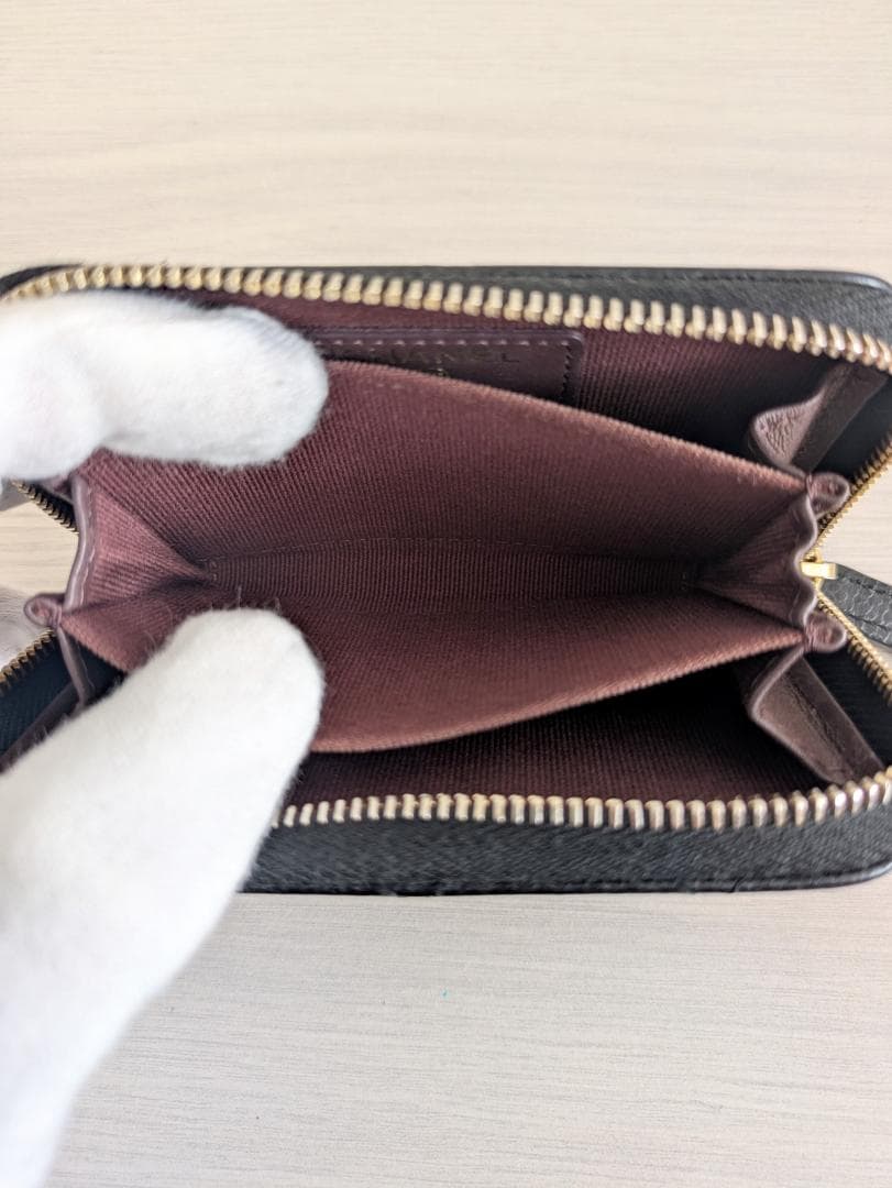 CHANEL シャネル マトラッセ パース キャビアスキン ブラック