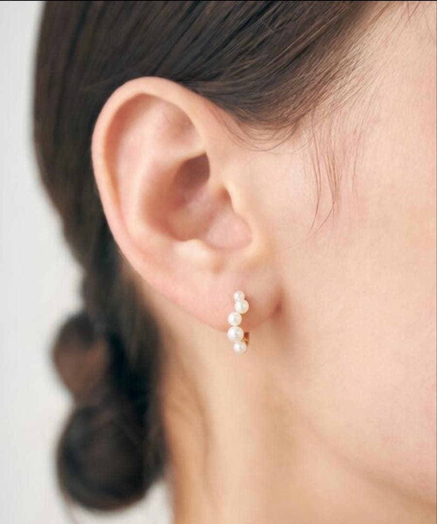 連休限定値下げ＊ete ピアス パール ハグピアス レディース