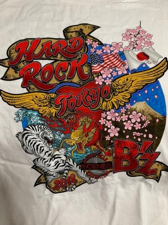 B'z SCENES ハードロックカフェ　Tシャツ