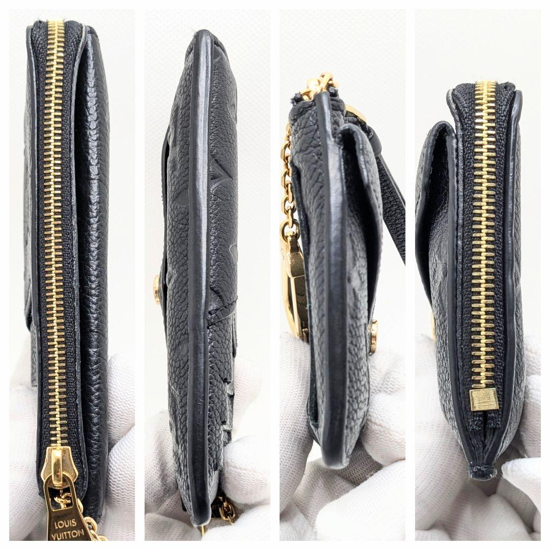 ヴィトン ポルトカルト レクトヴェルソ ケース アンプラント ブラック