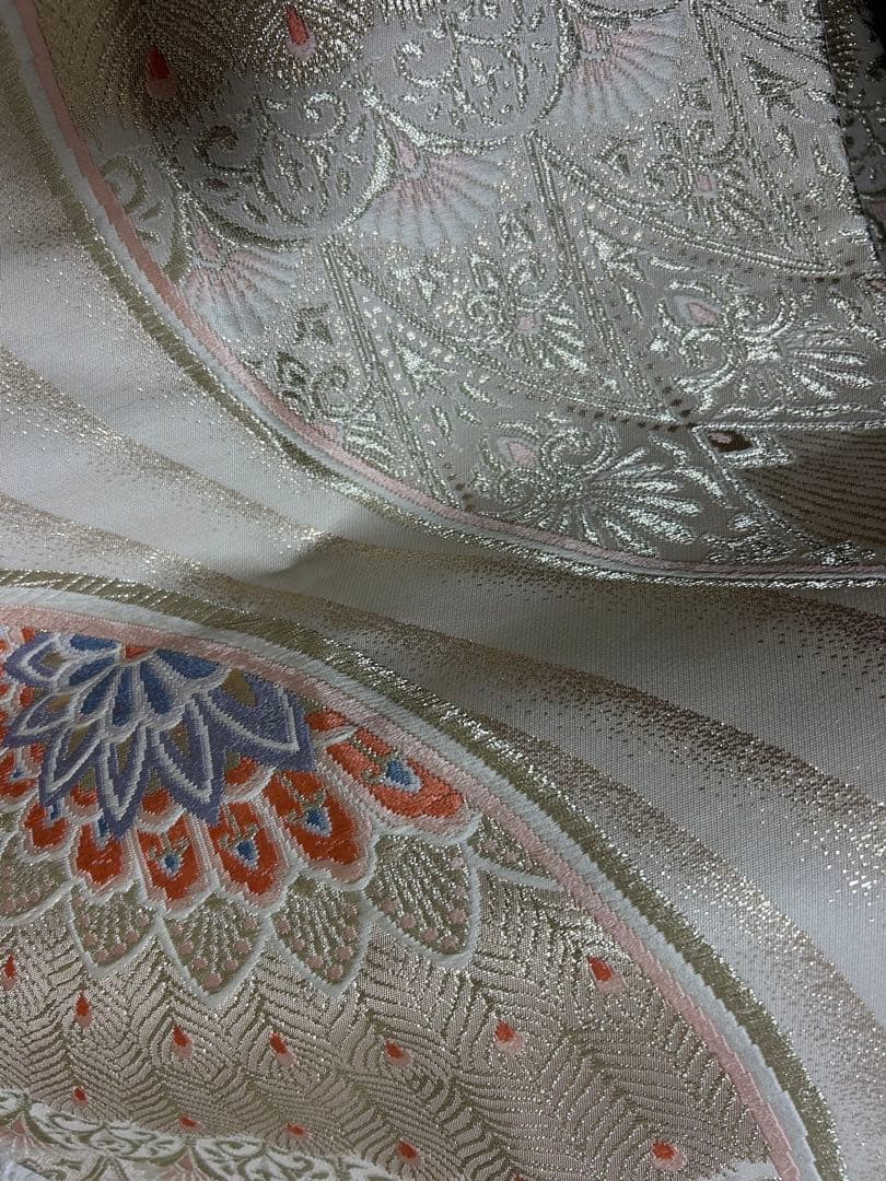 美品　王道カラー　正絹振袖フルセット　赤色 花柄　刺繍　豪華