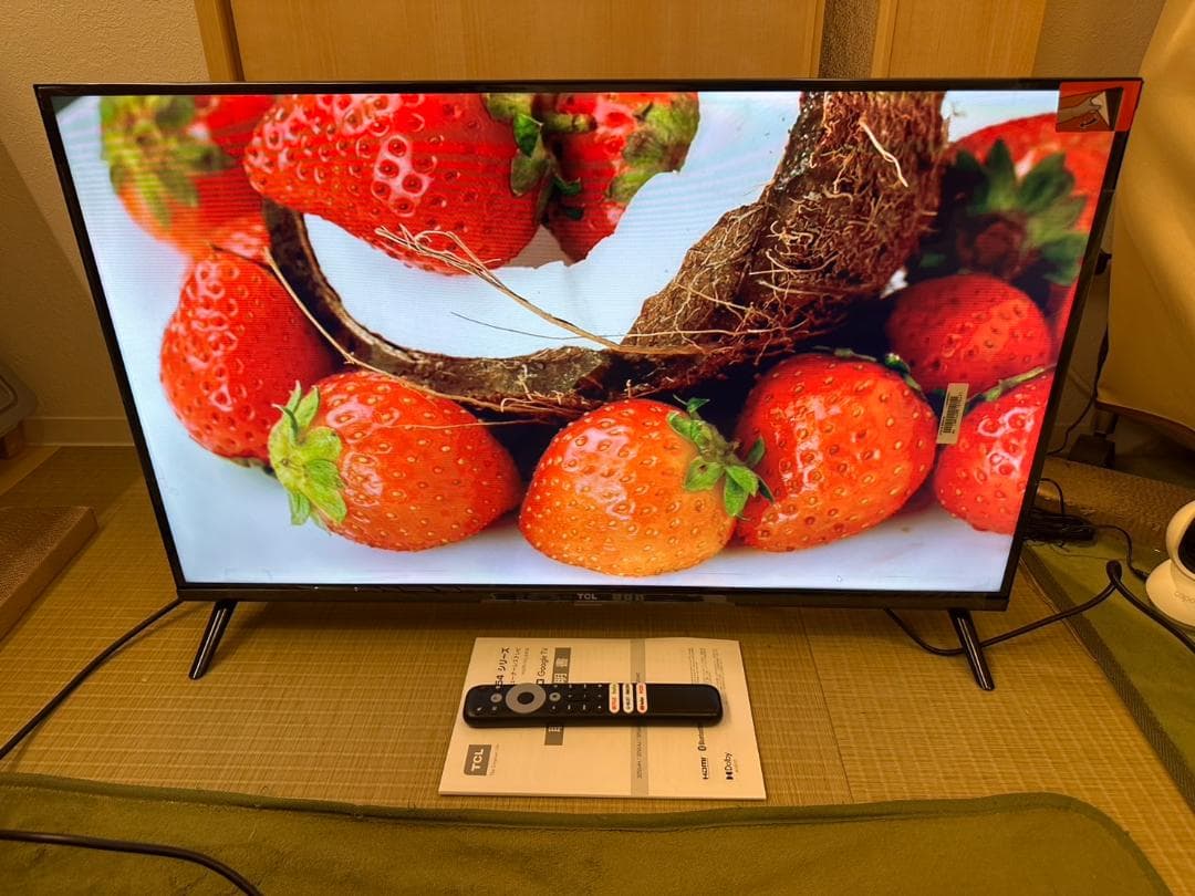 24年製新品並み！TCL 32S54H スマートテレビ　チューナーレス　32型