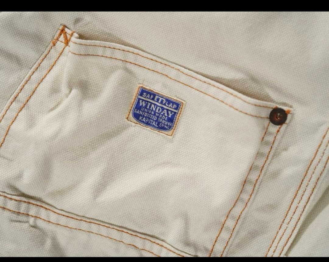 KAPITAL ランバーパンツ ダブルニー ワーク キャピタル 0サイズ