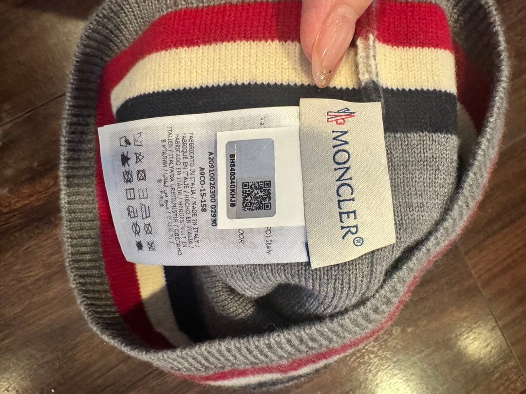 モンクレール/ニットキャップ/レディースサイズF