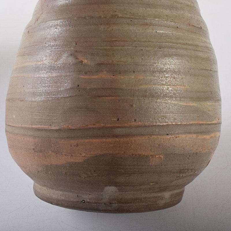 唐津　二川焼　鶴首徳利　時代箱　C　7274