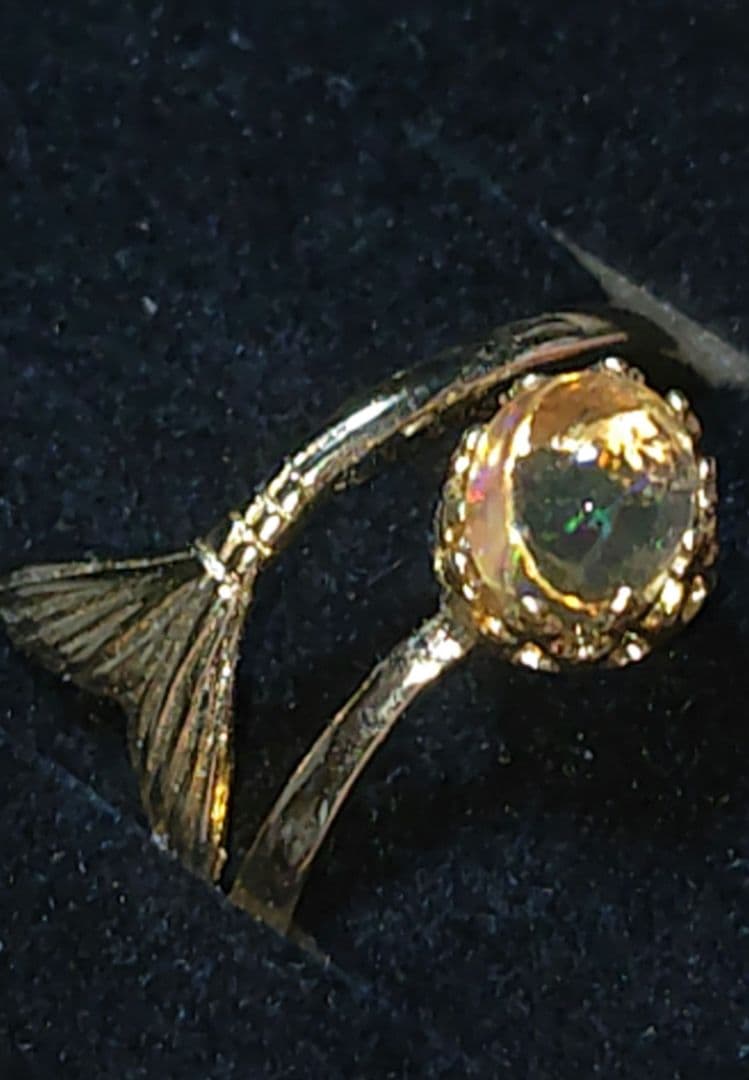 夏向け！メキシコオパール24kgpマーメイドテールリング