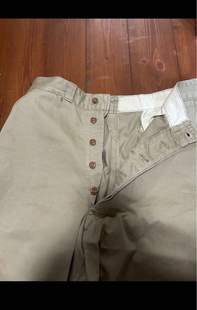 50s 34 【実物】us army チノパン