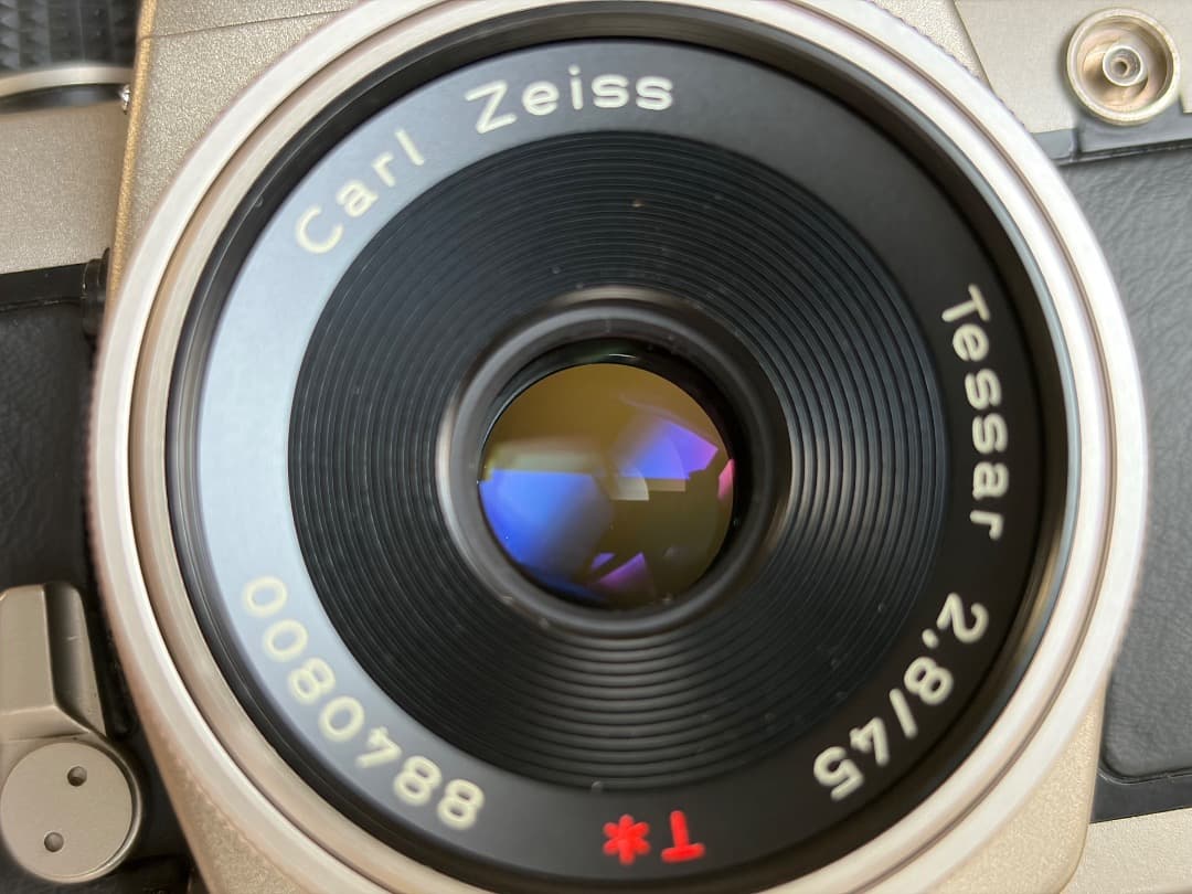 フィルムカメラ CONTAX S2 Tessar 45mm F2.8 100 Jahre