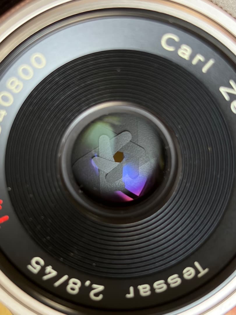 フィルムカメラ CONTAX S2 Tessar 45mm F2.8 100 Jahre