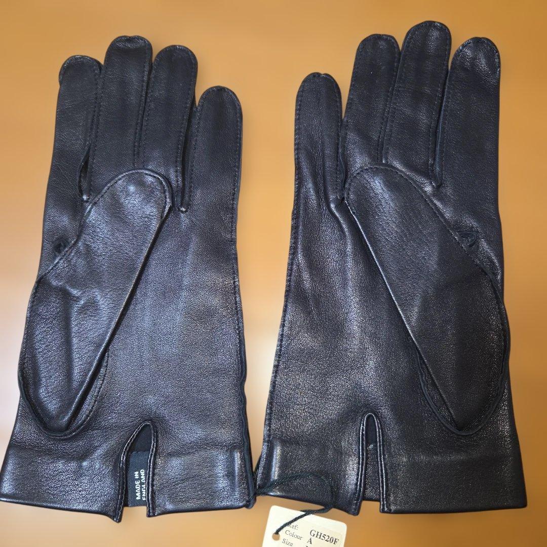 dunhill/ALFREDDUNHILL ダンヒル レザー　手袋 黒 Mサイズ