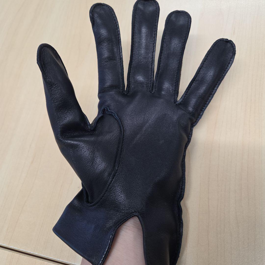 dunhill/ALFREDDUNHILL ダンヒル レザー　手袋 黒 Mサイズ