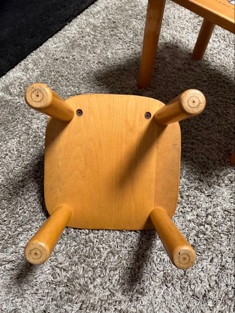 激レア スヌーピー ベビーデスク＆チェア木製 昭和レトロ ビンテージ