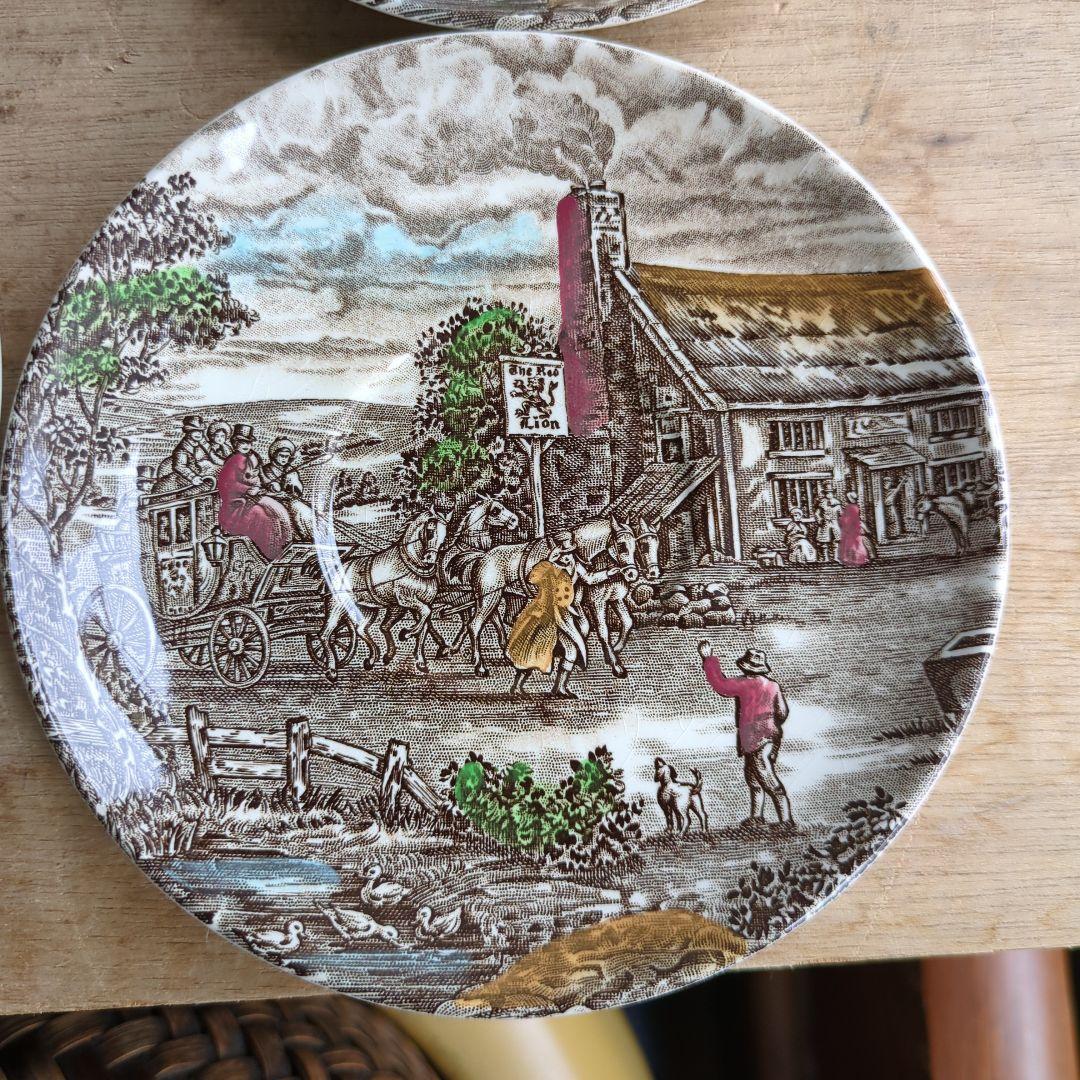 ヴィンテージ スープカップ&ソーサー 6セット イギリス製