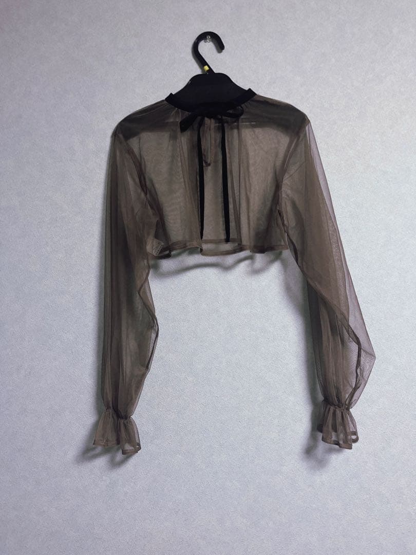 【美品】etoll. 3wayシフォンボレロ&レースキャミドレス S