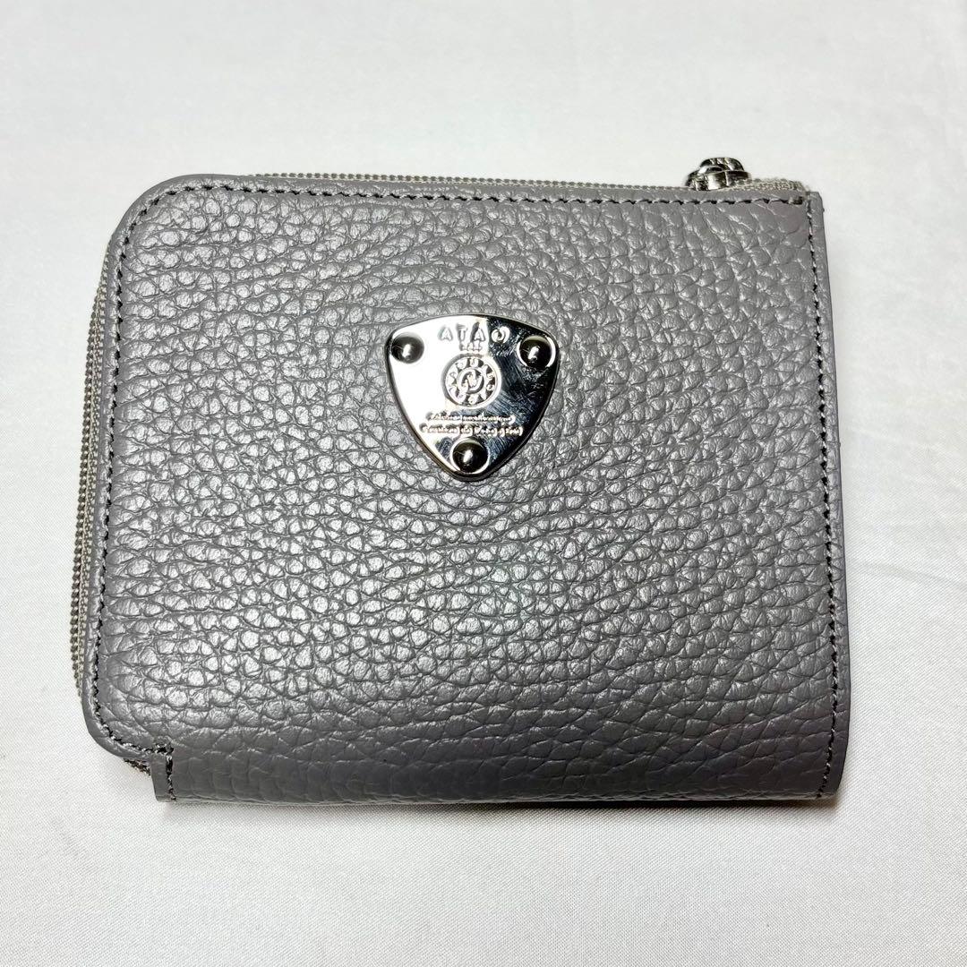 【新品　希少】　 アタオ　ミリモ　ケリー　ミニ財布　限定カラー　ストーングレー
