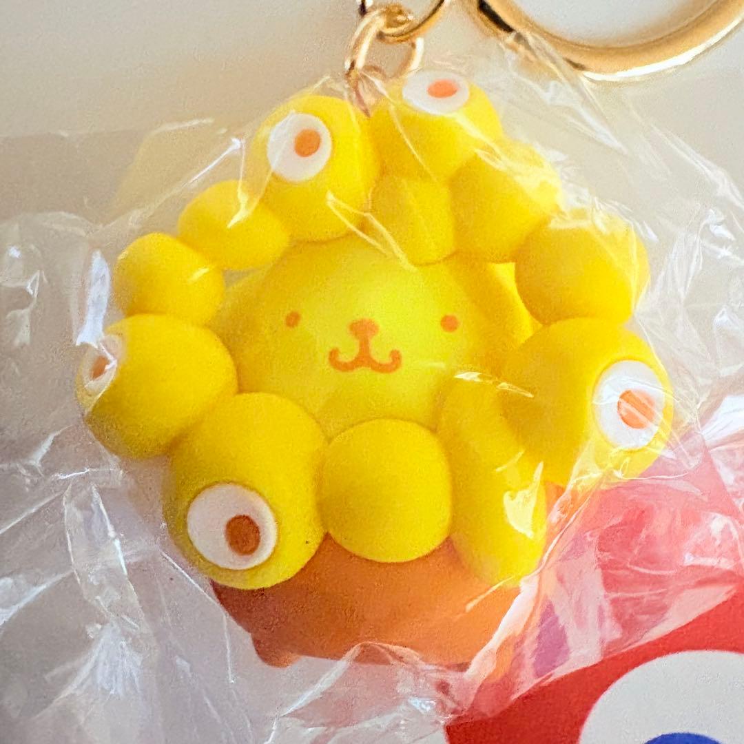 ポムポムプリン 4個セット　モノクロ・ミャクミャク・推しキーホルダー　ステッカー