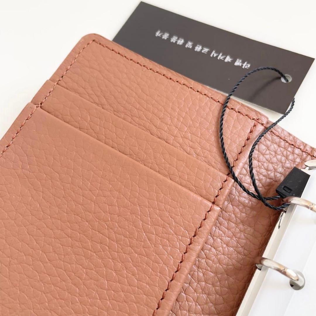 早い者勝ち　韓国　バインダー　貯金　M5 ブラウン　リフィル　手帳