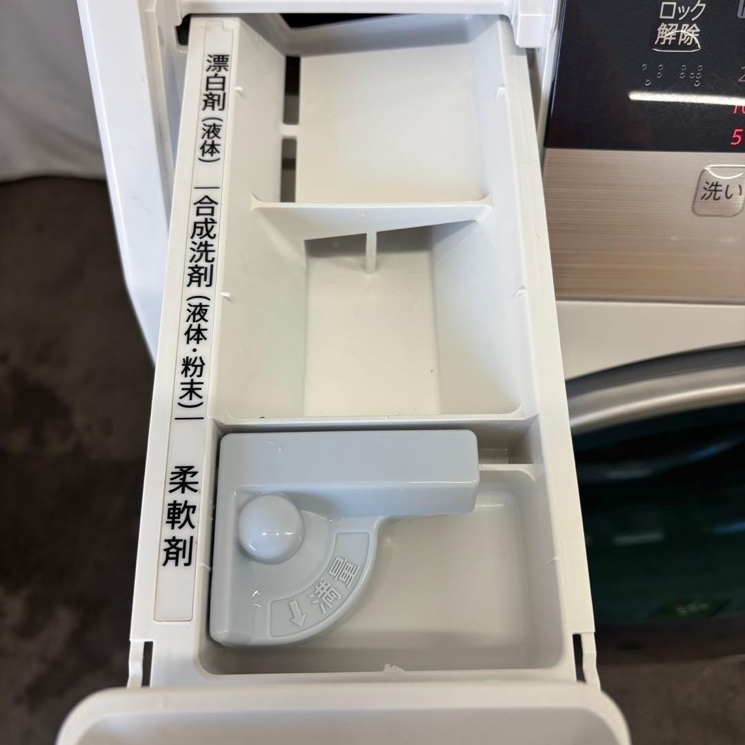 30　SHARP　ドラム式洗濯機　10キロ　乾燥　左開き　設置無料　安い‼️