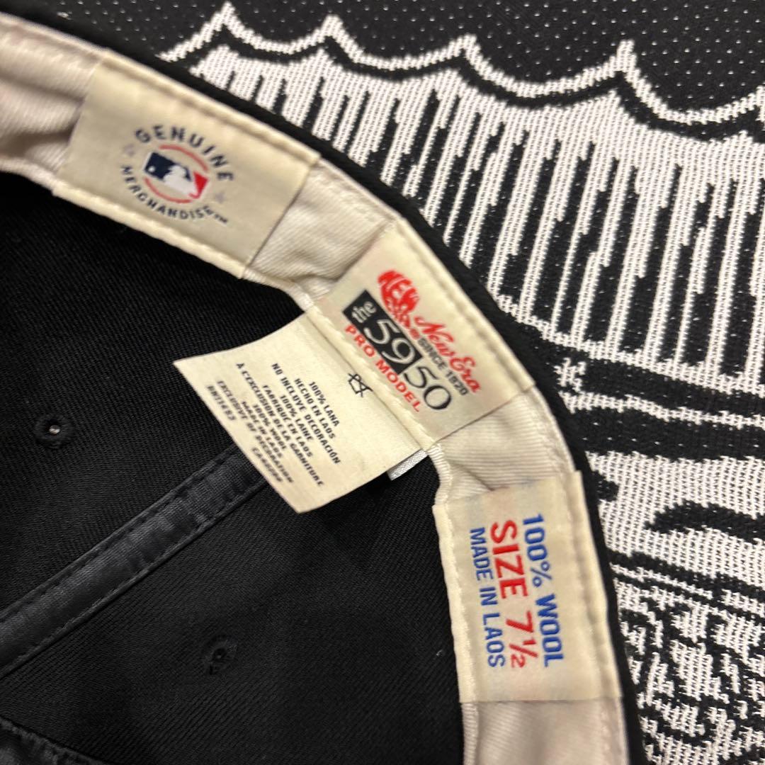 ニューエラx FEAR OF GOD 59Fifty シカゴホワイトソックス黒