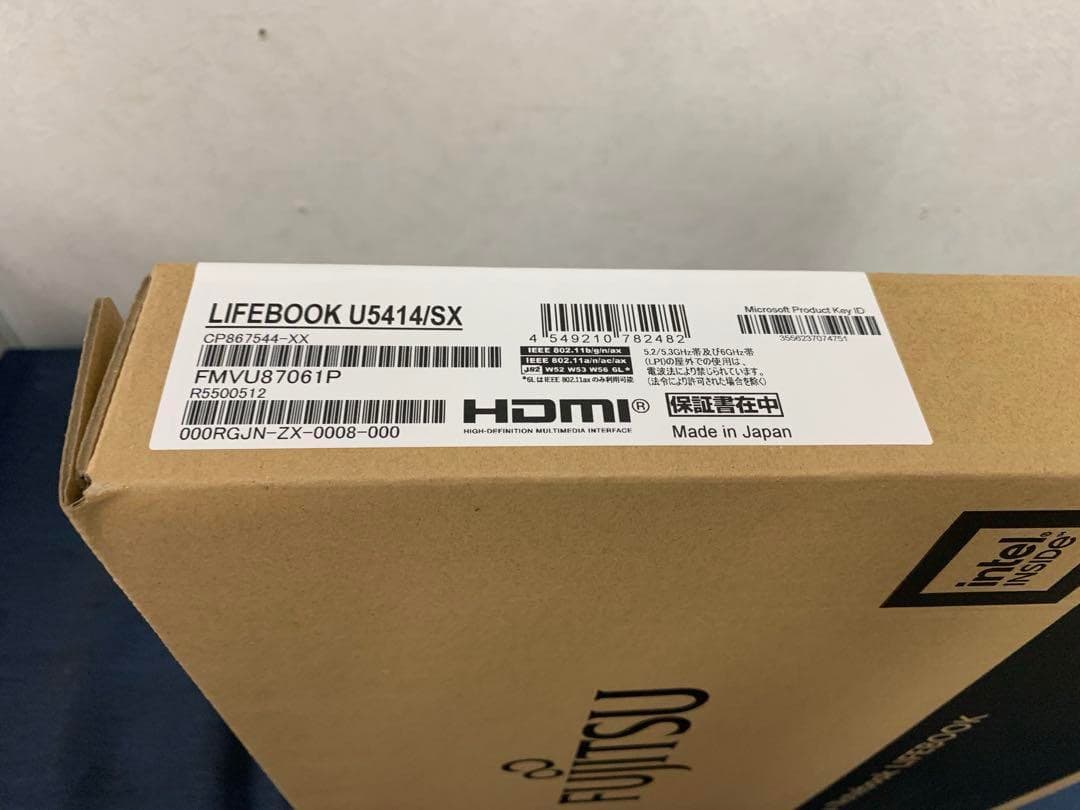 【新品・未使用】 Fujitsu LIFEBOOK U5414/SX