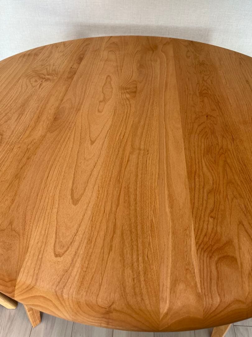 モモナチュラル　円形ダイニングテーブル 直径950mm