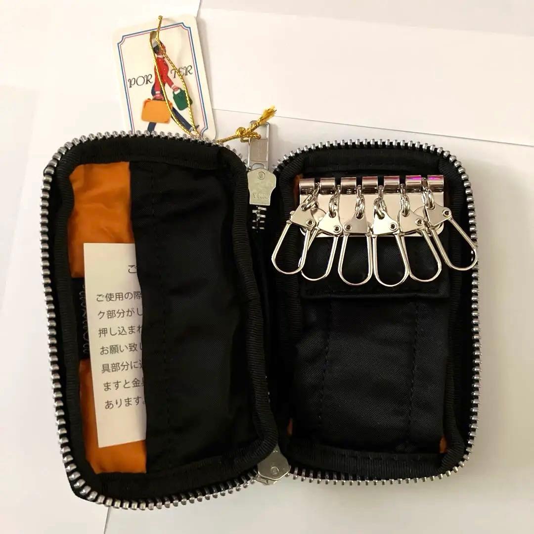 新品 ポーター タンカー 6連キーケース ブラック PORTER