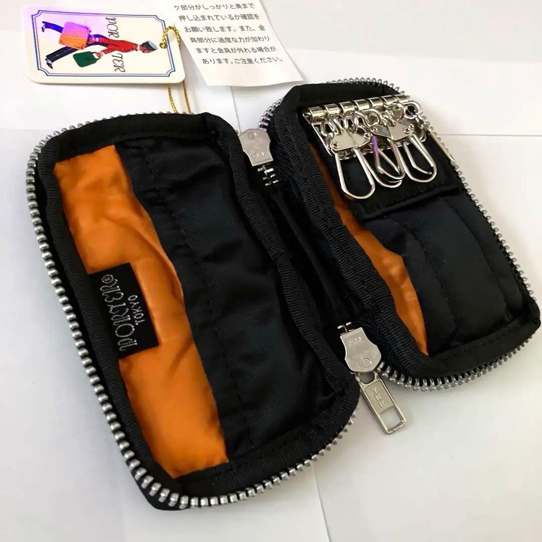 新品 ポーター タンカー 6連キーケース ブラック PORTER
