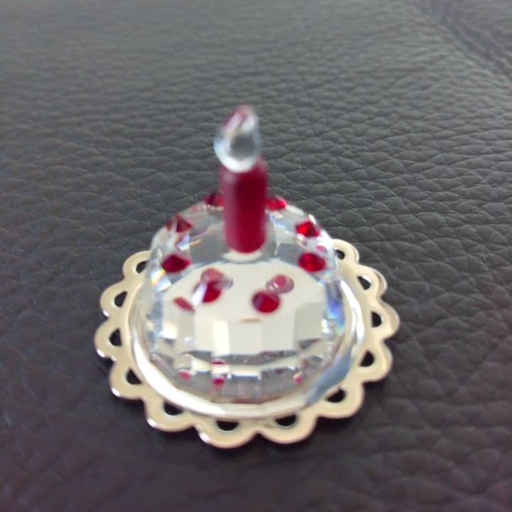 SWAROVSKI クリスタル ケーキ型 装飾品⭐︎お買い上証明書付き