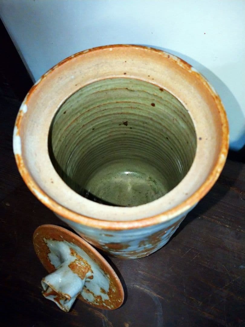 益子焼 水指 茶道.