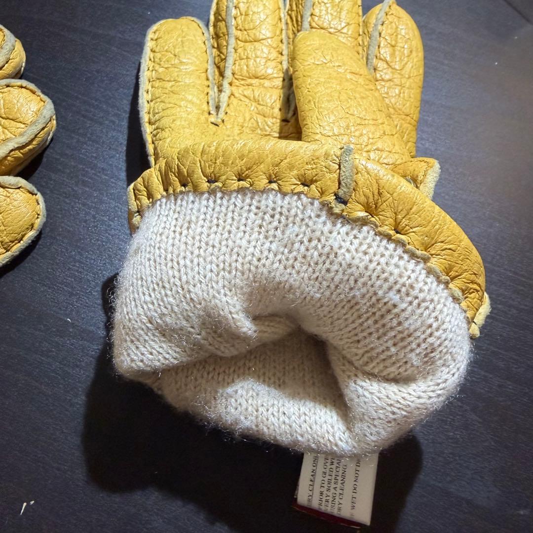 DENTS デンツ ペッカリーレザー カシミアライナー ヘリテージコレクション7