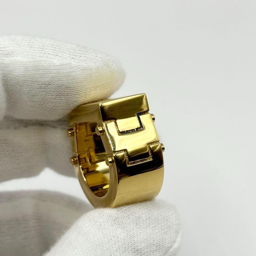 【新品未使用】BOTTEGA VENETA リング　指輪　ゴールド