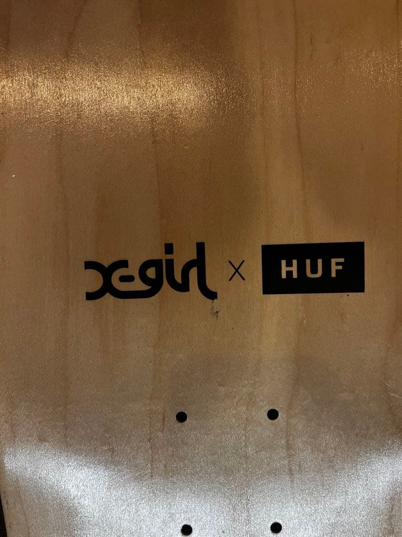 HUF xgirl コラボ スケートボードデッキ