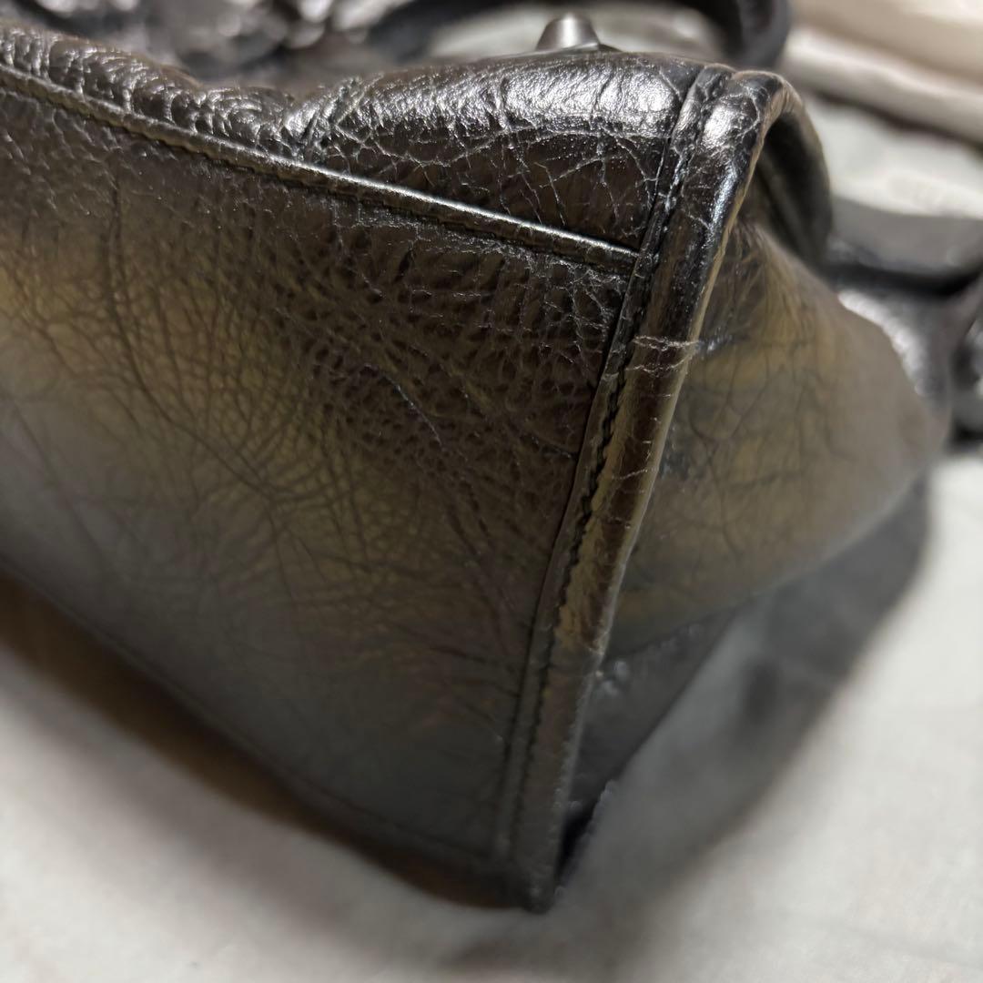 使用3回程度　バレンシアガ　Le City バッグ ミディアム ブラック