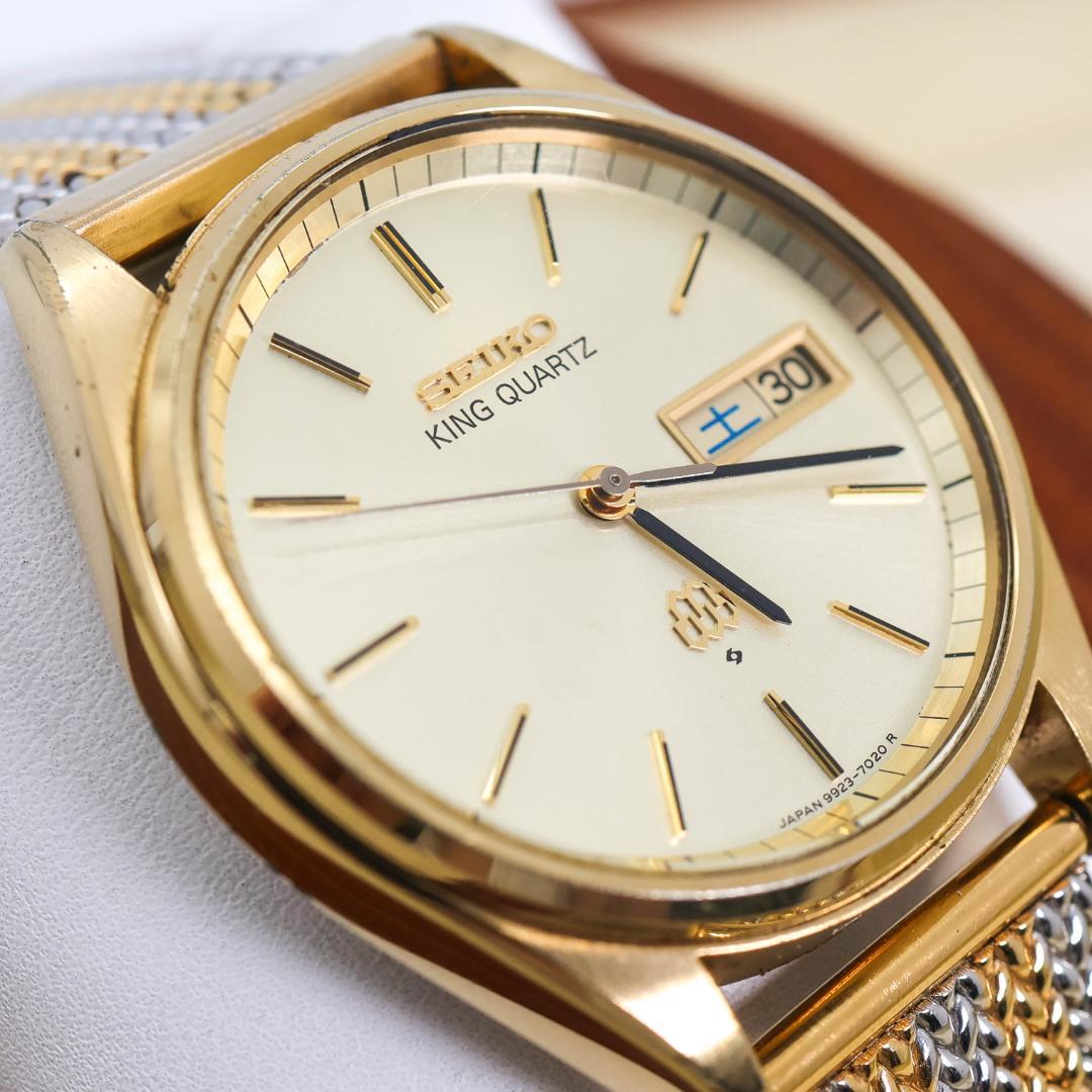 稼働 SEIKO KING QUARTZ 腕時計 デイデイト SGP 2087