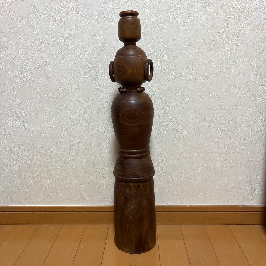 創作こけし　栗林一雪作品　「壺を運ぶ女」KokeshiDoll